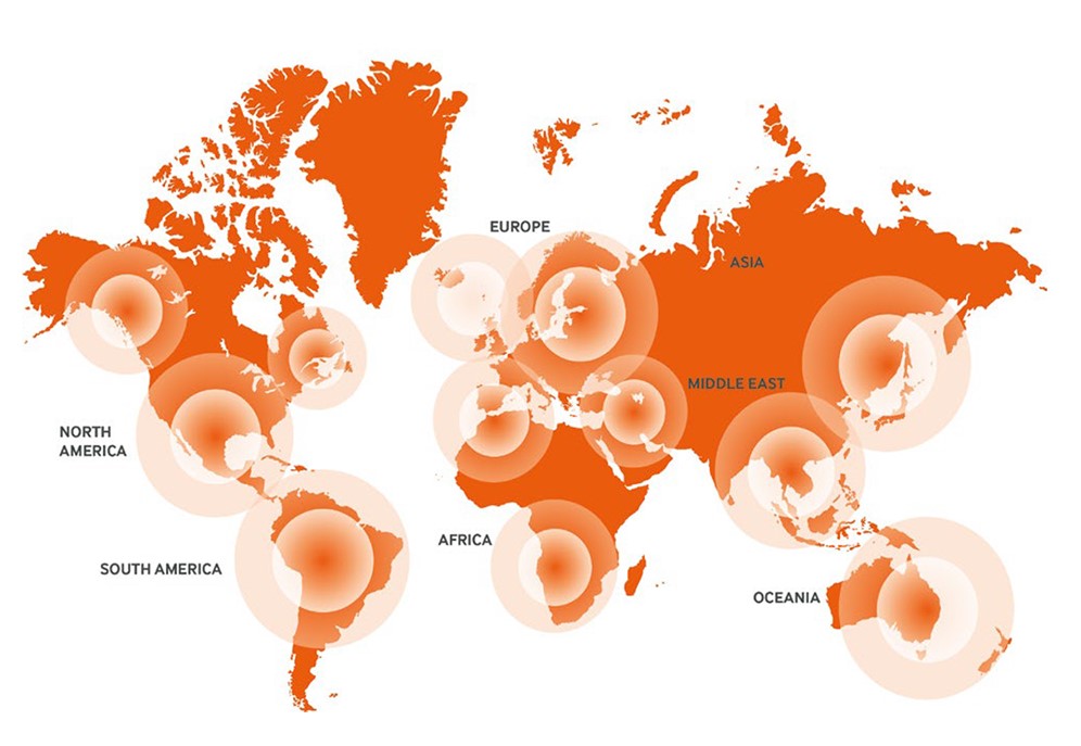 Survitec Solas 360 Global Footprint