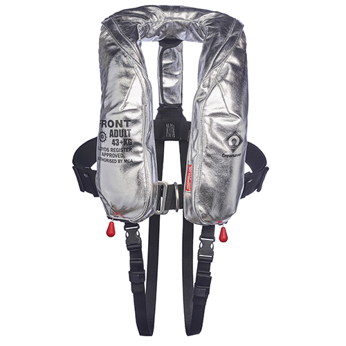 Seacrewsader 275N 3D Fire Retardant - Automatic, Harness with Hood