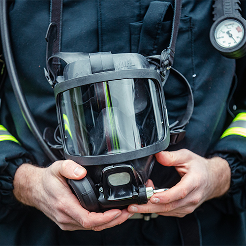 SCBA Spiromatic 90U S-Mask Ambient Air Hatch Extra Air Connection