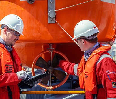 Survitec Lifeboat Technicians