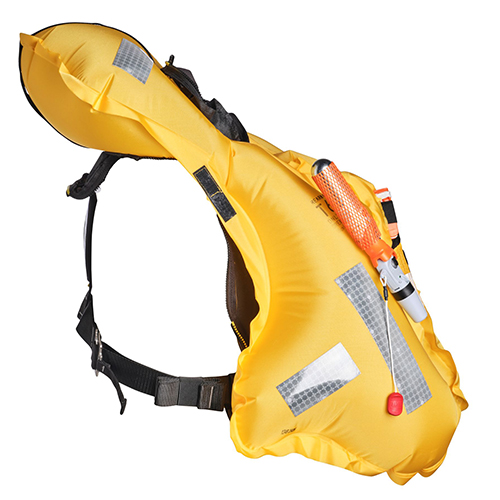 Crewfit 275N XD Fish Farm Wipe Clean Yellow Automatic Harness